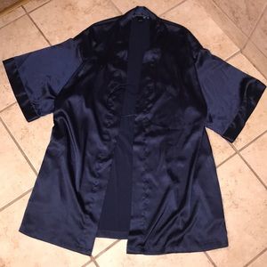 Satin robe